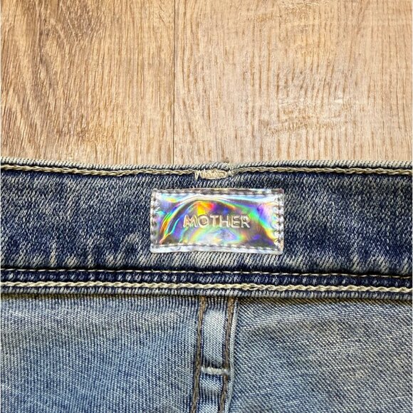 Mother Super Cruiser Mystical Collection Laws of Attraction Flare Jeans 31 - Picture 4 of 10